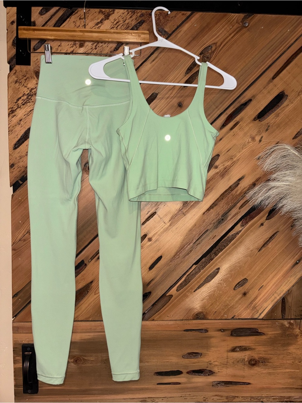 Lululemon Mint Green Align Set